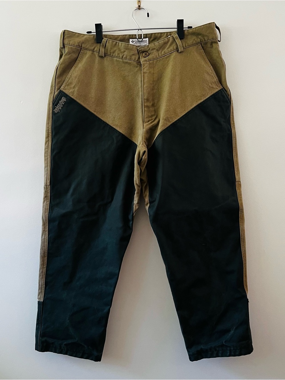 Columbia Briarshun Hunting Pants Khaki Green Cotton Canvas Men’s 40x30 (40x28)